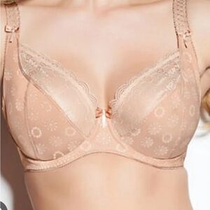 Freya Faye Balcony Floral Lace Tan Nuteral Bra